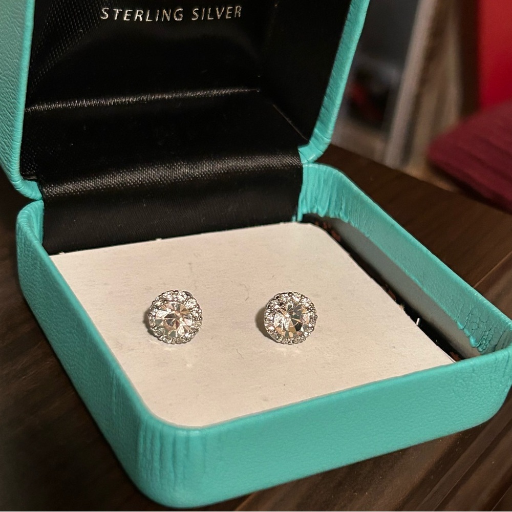 Sterling silver studded earrings